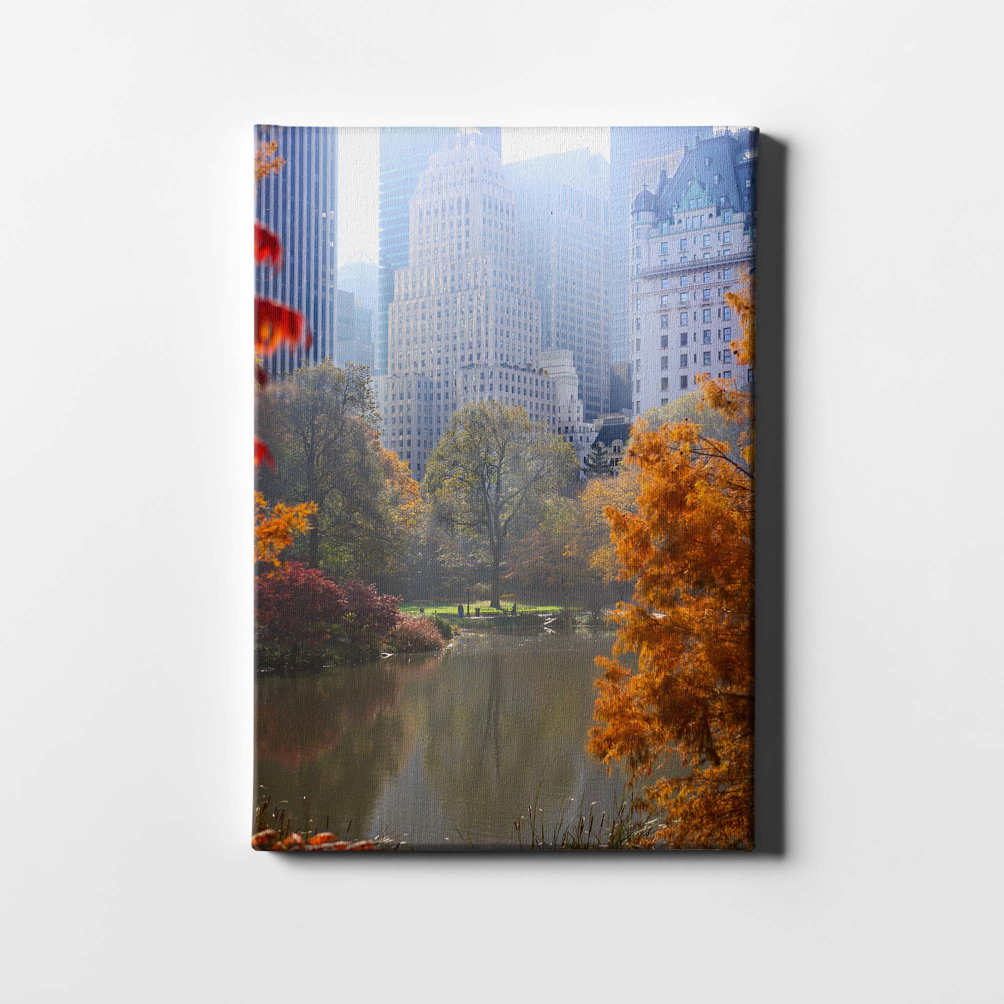 Central Park New York Herbst Leinwand L0397