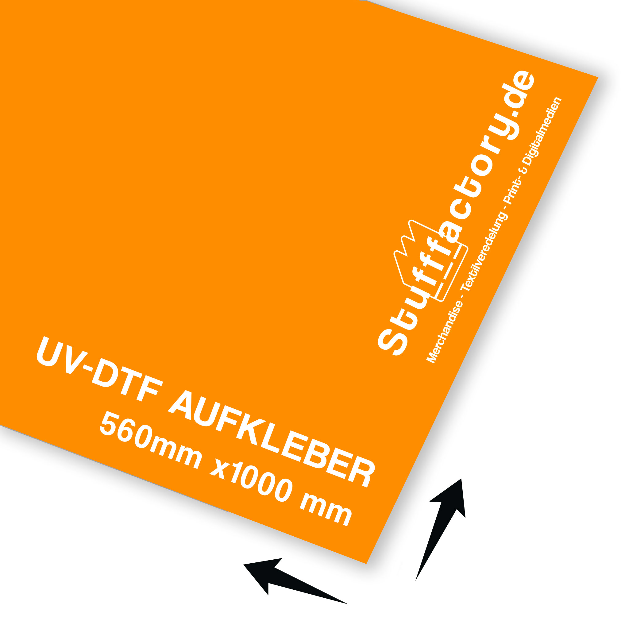 UV-DTF Transfer 560 x 1000 mm - Aufkleber