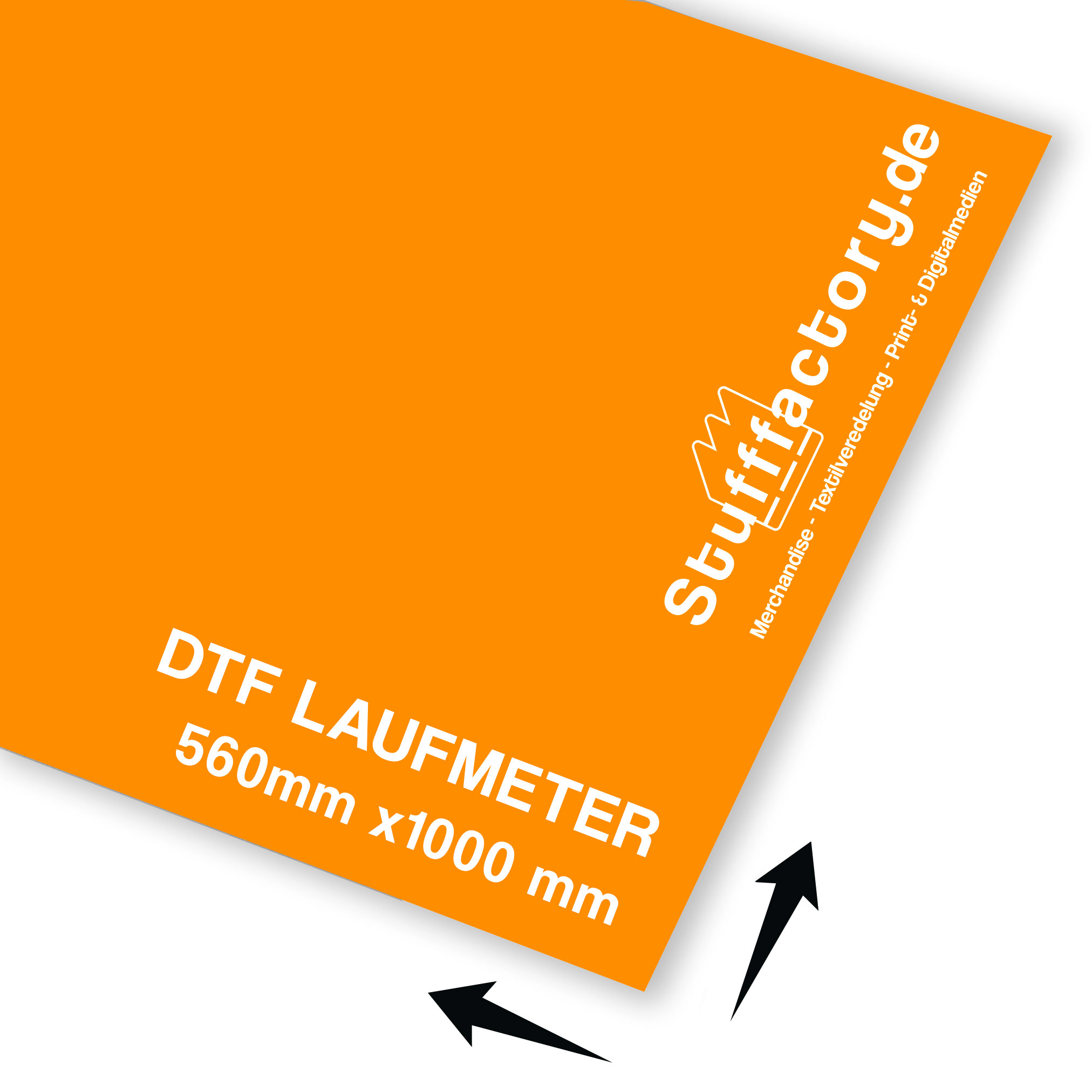 DTF Transfer 560 x 1000 mm - Laufmeter / Meterware