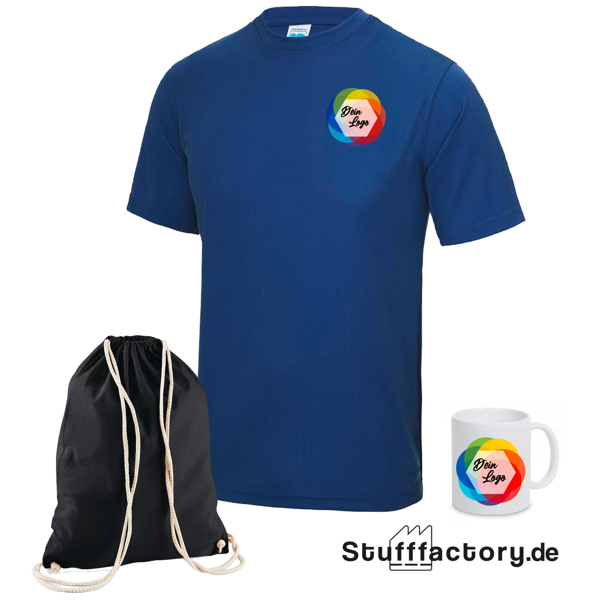 Testpaket Sport - Funktions-Shirt, Tasse, Gymbag